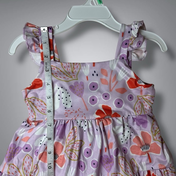 Mila & Rose floral Spring Ruffle Maxi Dress Size 3T - Picture 7 of 10